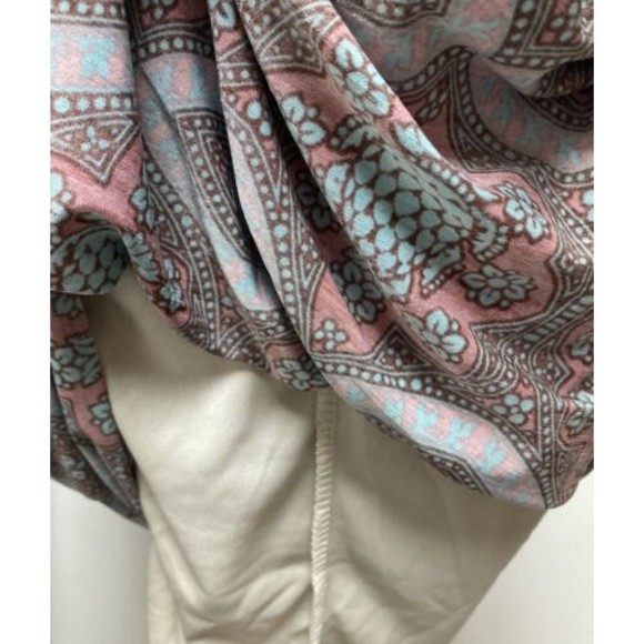 Filly Flair Strapless Maxi Dress‎ Size M Pinks, Teal & Brown Excellent Condition - Picture 8 of 11